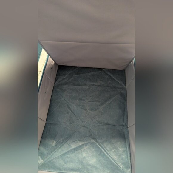 Two Brand New Teal Fabric Storage Box with Lid (Under Bed Storage) - Picture 7 of 8